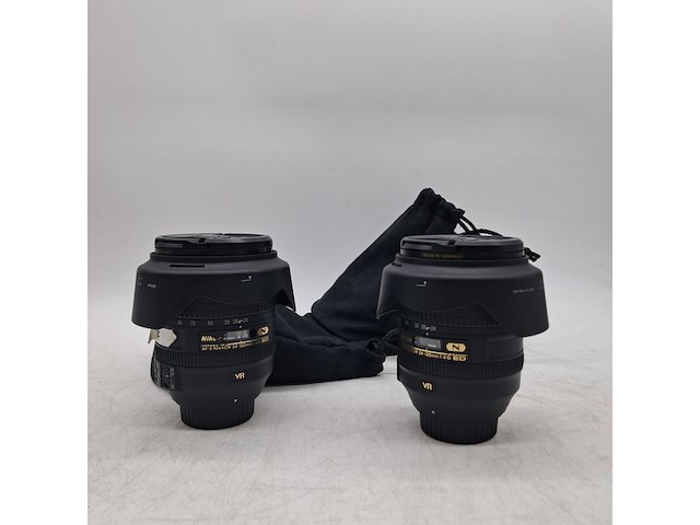 2x camera lens, nikon, af-s nikkor 24-120mm 1:4g ed - afbeelding 1 van  7