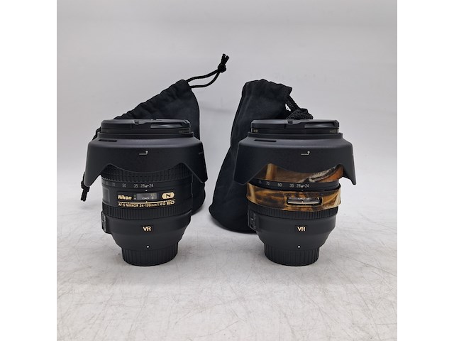 2x camera lens, nikon, af-s nikkor 24-120mm 1:4g ed - afbeelding 1 van  7