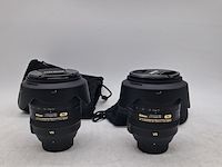 2x camera lens, nikon, af-s nikkor 24-120mm 1:4g ed
