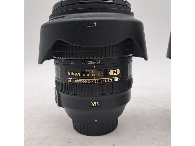 2x camera lens, nikon, af-s nikkor 24-120mm 1:4g ed - afbeelding 3 van  8