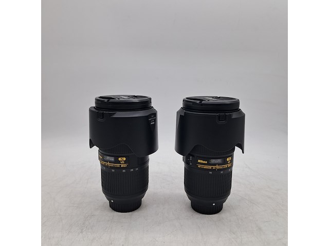 2x camera lens, nikon, af-s nikkor 24-70mm 1:2.8e ed - afbeelding 1 van  7