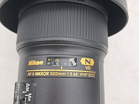 2x camera lens, nikon, af-s nikkor 500mm 1:5.6e pf ed vr - afbeelding 4 van  9