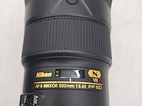 2x camera lens, nikon, af-s nikkor 500mm 1:5.6e pf ed vr - afbeelding 8 van  9