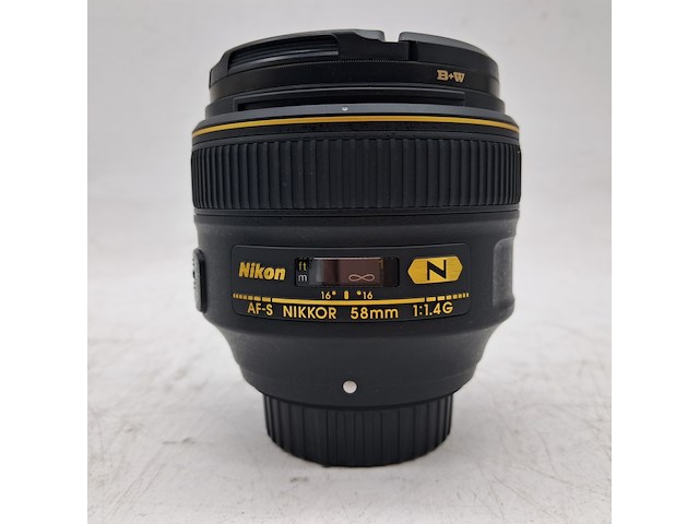 2x camera lens, nikon, af-s nikkor 58mm 1:1.4g - afbeelding 3 van  10