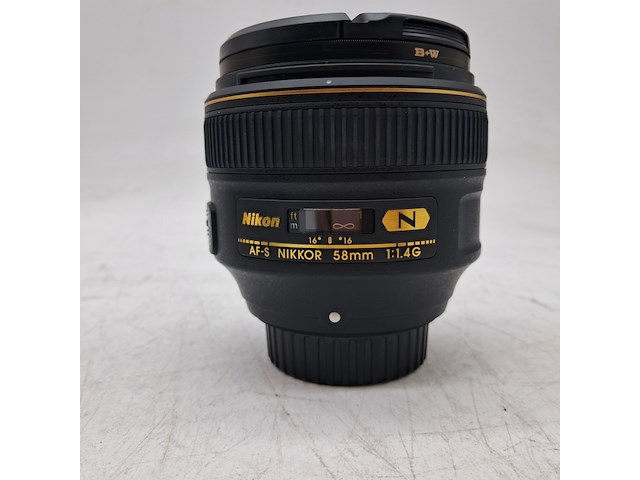 2x camera lens, nikon, af-s nikkor 58mm 1:1.4g - afbeelding 7 van  10