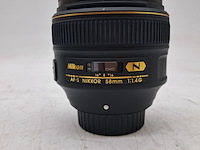 2x camera lens, nikon, af-s nikkor 58mm 1:1.4g - afbeelding 7 van  10
