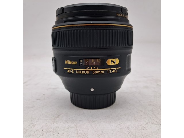 2x camera lens, nikon, af-s nikkor 58mm 1:1.4g - afbeelding 6 van  8