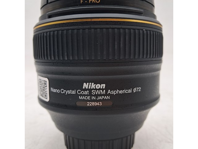 2x camera lens, nikon, af-s nikkor 58mm 1:1.4g - afbeelding 8 van  8