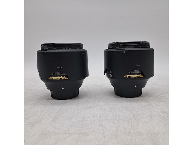 2x camera lens, nikon, af-s nikkor 58mm 1:1.4g - afbeelding 2 van  6