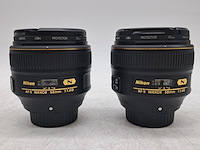 2x camera lens, nikon, af-s nikkor 58mm 1:1.4g - afbeelding 3 van  6