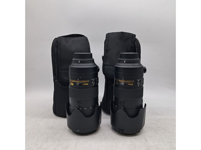 2x camera lens, nikon, af-s nikkor 70-200mm 1:2.8e fl ed - afbeelding 1 van  6