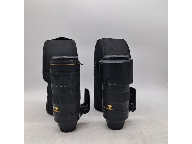 2x camera lens, nikon, af-s nikkor 70-200mm 1:2.8e fl ed - afbeelding 1 van  10