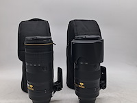 2x camera lens, nikon, af-s nikkor 70-200mm 1:2.8e fl ed