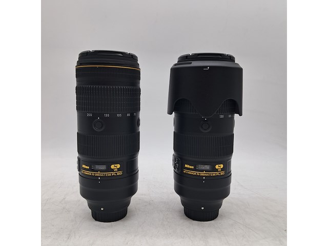 2x camera lens, nikon, af-s nikkor 70-200mm 1:2.8e fl ed - afbeelding 3 van  10