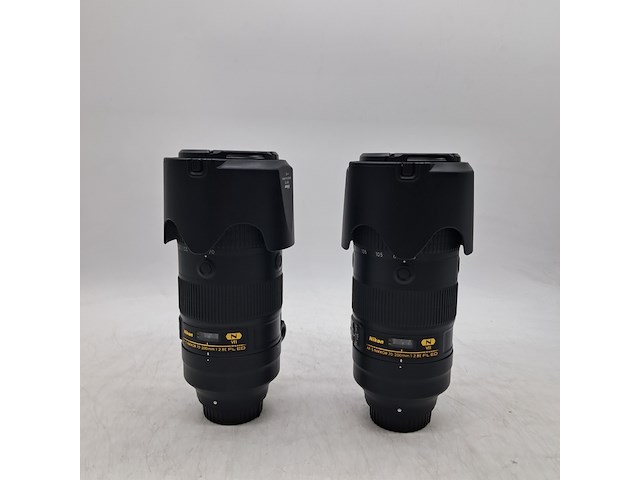2x camera lens, nikon, af-s nikkor 70-200mm 1:2.8e fl ed - afbeelding 1 van  10