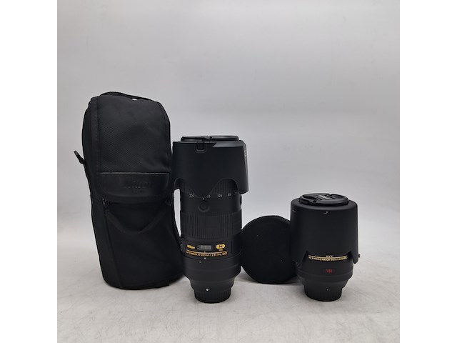 2x camera lens, nikon, af-s nikkor 70-200mm 1:2.8e fl ed - afbeelding 1 van  10
