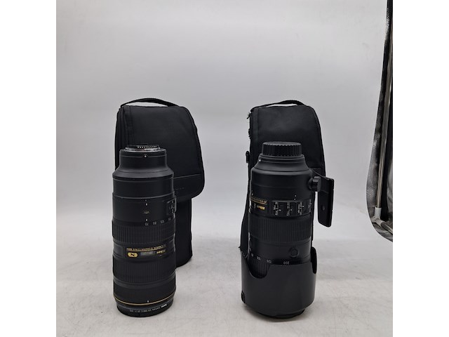 2x camera lens, nikon, af-s nikkor 70-200mm 1:2.8fl ed vr - afbeelding 1 van  11