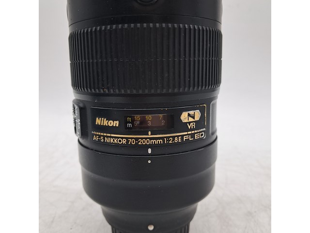 2x camera lens, nikon, af-s nikkor 70-200mm 1:2.8fl ed vr - afbeelding 10 van  11