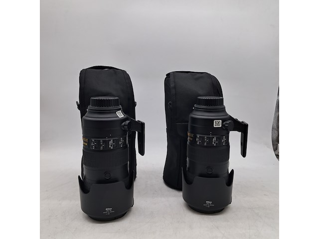 2x camera lens, nikon, af-s nikkor 70-200mm 1:2.8fl ed vr - afbeelding 1 van  13