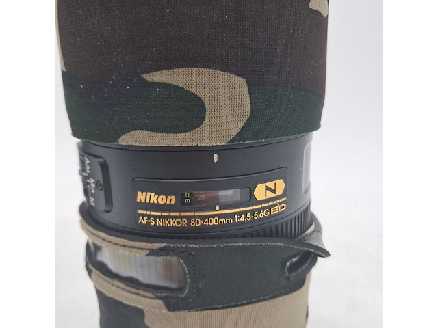 2x camera lens, nikon, af-s nikkor 80-400 1:4.5-5.6g ed - afbeelding 7 van  9