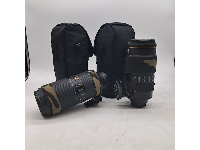 2x camera lens, nikon, af-s nikkor 80-400 1:4.5-5.6g ed - afbeelding 1 van  7
