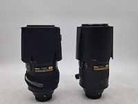 2x camera lens, nikon, af-s nikkor 80-400mm 1:4.5-5.6g ed