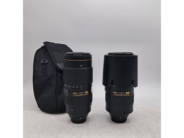 2x camera lens, nikon, af-s nikkor 80-400mm 1:4.5-5.6g ed - afbeelding 1 van  8