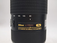2x camera lens, nikon, af-s nikkor 80-400mm 1:4.5-5.6g ed - afbeelding 3 van  8