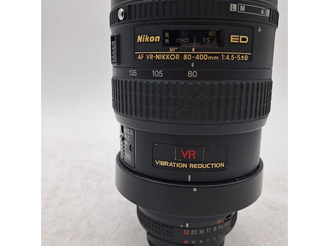 2x camera lens, nikon, af vr 80-400mm 1:4.5-5.6d - afbeelding 11 van  11