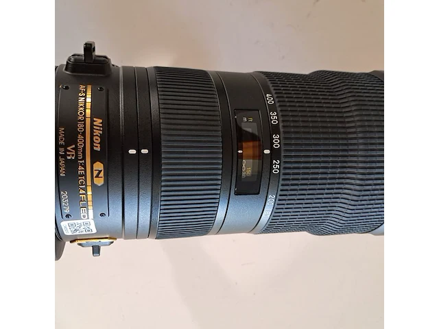 2x camera lens, nikon, o.a af-s nikkor 180-400mm 1:4e tc1.4 fl ed - afbeelding 7 van  18
