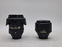 2x camera lens, nikon, o.a. af-s nikkor 24-120mm 1:4g ed - afbeelding 1 van  7
