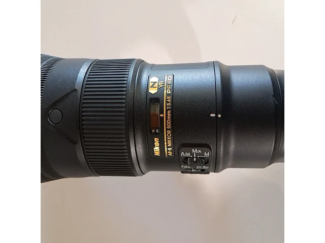 2x camera lens, nikon, o.a af-s nikkor 500mm 1:5.6e pf ed - afbeelding 15 van  19