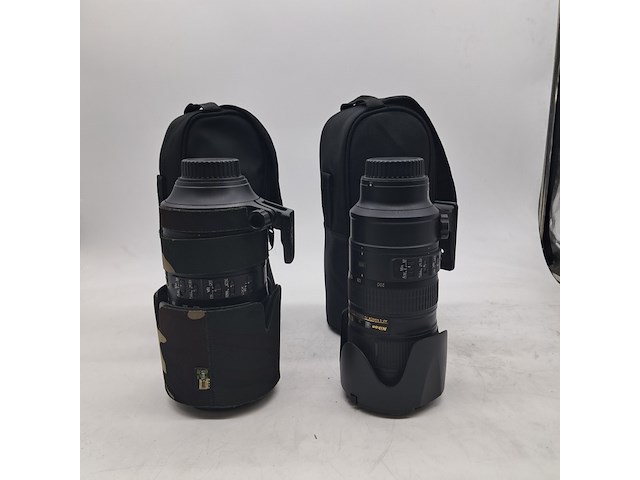 2x camera lens, nikon, o.a. af-s nikkor 70-200 1:2.8gii ed - afbeelding 1 van  11