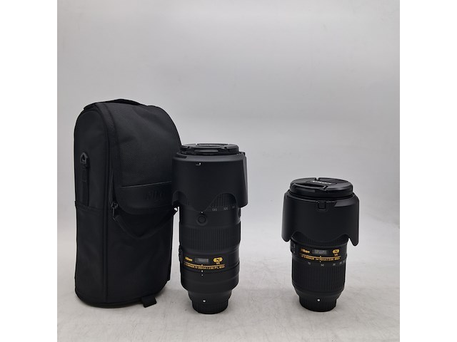 2x camera lens, nikon, o.a. af-s nikkor 70-200mm 1:2.8e fl ed - afbeelding 1 van  11