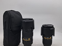 2x camera lens, nikon, o.a. af-s nikkor 70-200mm 1:2.8e fl ed - afbeelding 1 van  11