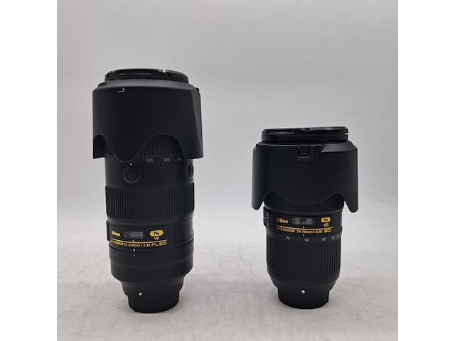 2x camera lens, nikon, o.a. af-s nikkor 70-200mm 1:2.8e fl ed - afbeelding 4 van  11