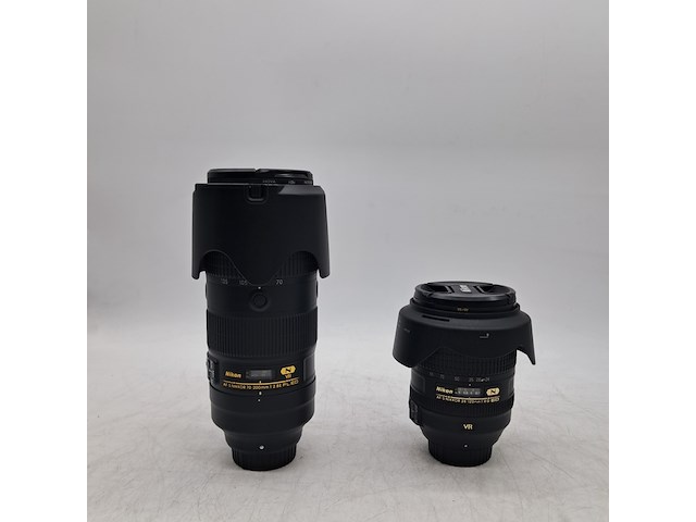 2x camera lens, nikon, o.a. af-s nikkor 70-200mm 1:2.8e fl ed - afbeelding 2 van  9
