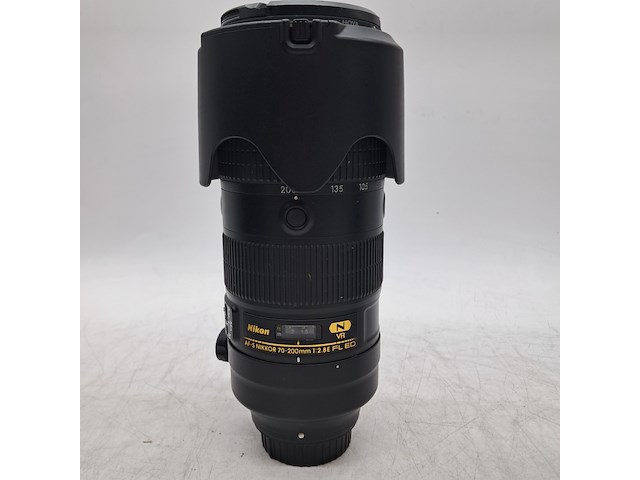 2x camera lens, nikon, o.a. af-s nikkor 70-200mm 1:2.8e fl ed - afbeelding 2 van  9