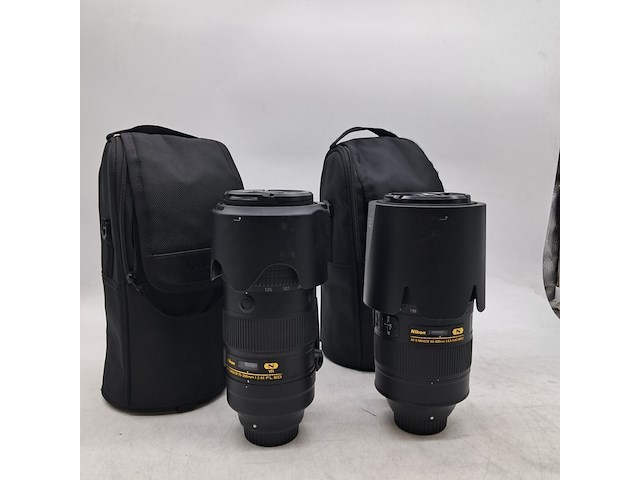 2x camera lens, nikon, o.a. af-s nikkor 70-200mm 1:2.8e fl ed - afbeelding 1 van  10
