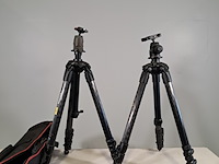 2x camera statief, manfrotto, o.a. mt057c4 - afbeelding 1 van  11