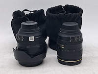 2x cameralens, nikon, af-s nikkor 24-120mm 1.4 g ed