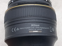 2x cameralens, nikon, af-s nikkor 58mm 1:1 4g - afbeelding 3 van  13