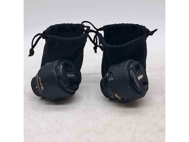 2x cameralens, nikon, af-s nikkor 58mm 1:1 4g - afbeelding 1 van  13