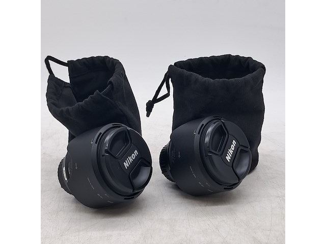 2x cameralens, nikon, af-s nikkor 58mm 1:1 4g - afbeelding 1 van  13