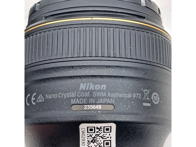 2x cameralens, nikon, af-s nikkor 58mm 1:1.4 g - afbeelding 2 van  11