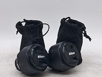 2x cameralens, nikon, af-s nikkor 58mm 1:1.4g