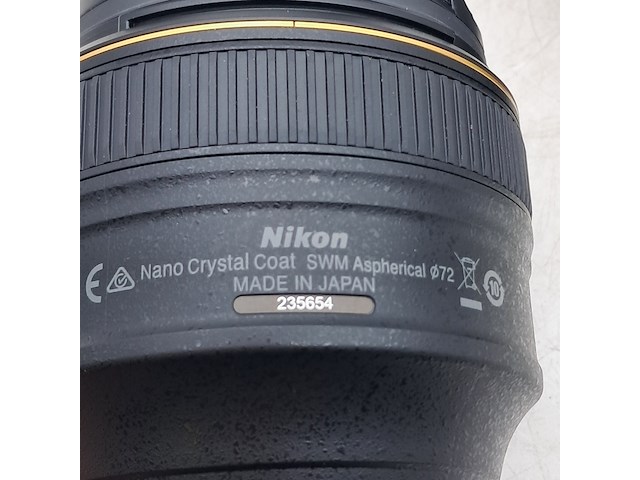 2x cameralens, nikon, af-s nikkor 58mm 1:1.4g - afbeelding 11 van  11
