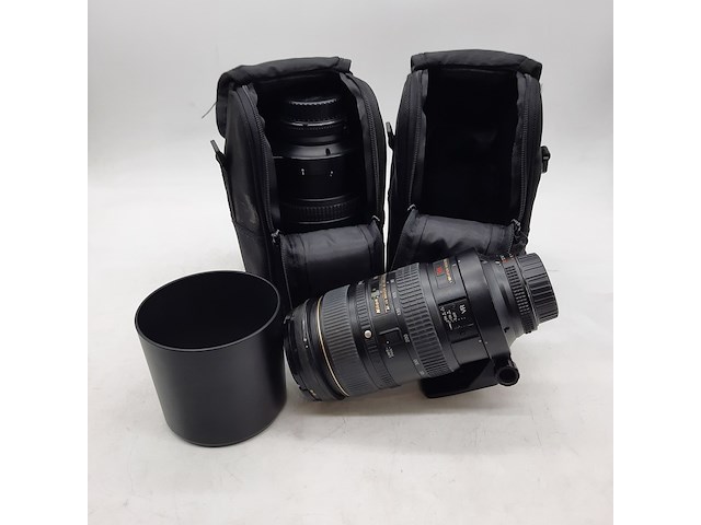 2x cameralens, nikon, af vr-nikkor 80-400mm 1:4.5-5.6d ed vr - afbeelding 1 van  12