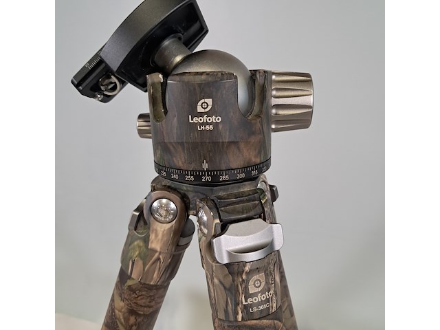 2x camerastatief, leofoto, ls-365c - afbeelding 10 van  11