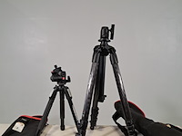 2x camerastatief, manfrotto, mt057c4 en model 190